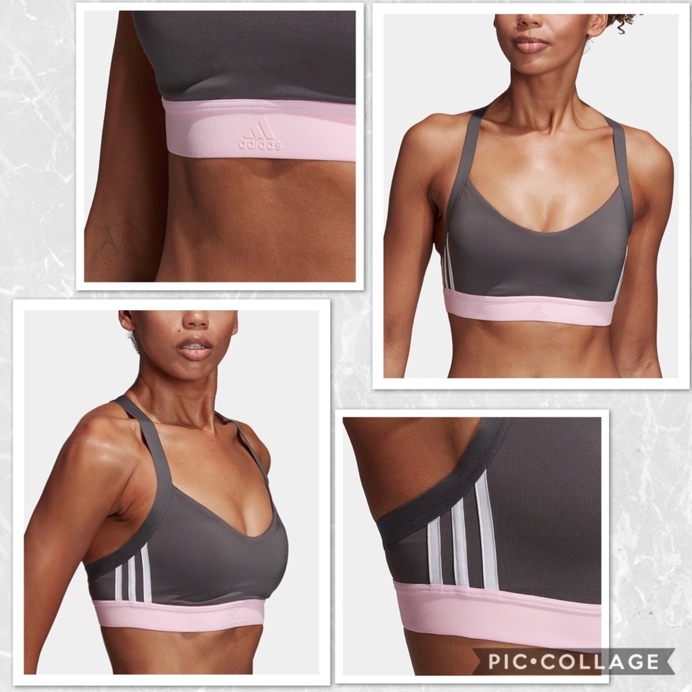 Adidas Light-Support Sports Bra - size Large